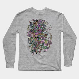 Bearded Face Long Sleeve T-Shirt